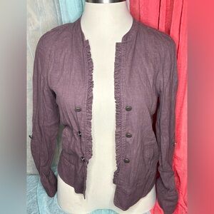 Maurice’s Purple Ruffled Jacket